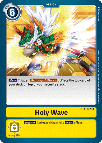 Holy Wave [BT1-107] [Release Special Booster Ver.1.5] | Arkham Games and Comics