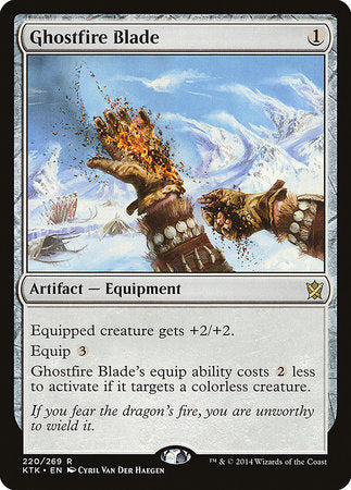 Ghostfire Blade [Khans of Tarkir] | Arkham Games and Comics