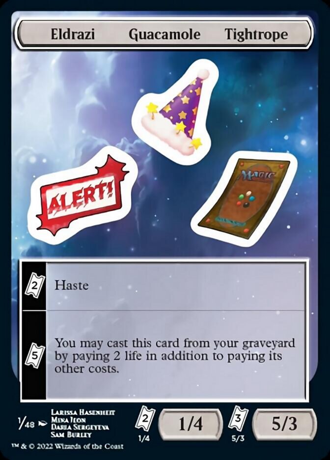 Eldrazi Guacamole Tightrope [Unfinity Stickers] | Arkham Games and Comics