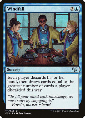 Windfall [Commander 2015] | Arkham Games and Comics