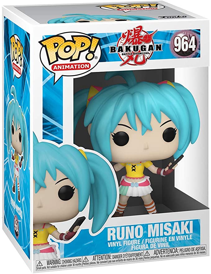 Funko POP Animation: Bakugan - Runo Misaki #964 | Arkham Games and Comics