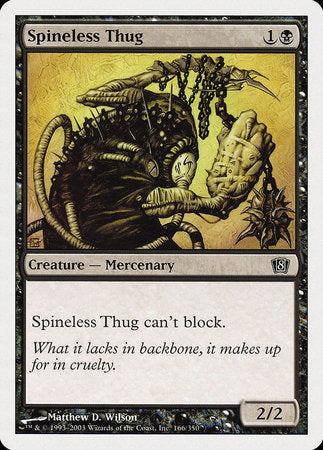 Spineless Thug [Eighth Edition] | Arkham Games and Comics