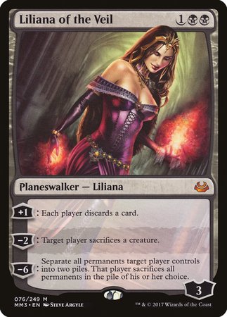 Liliana of the Veil [Modern Masters 2017] | Arkham Games and Comics