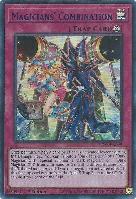 Magicians' Combination (Blue) [LDS3-EN099] Ultra Rare | Arkham Games and Comics