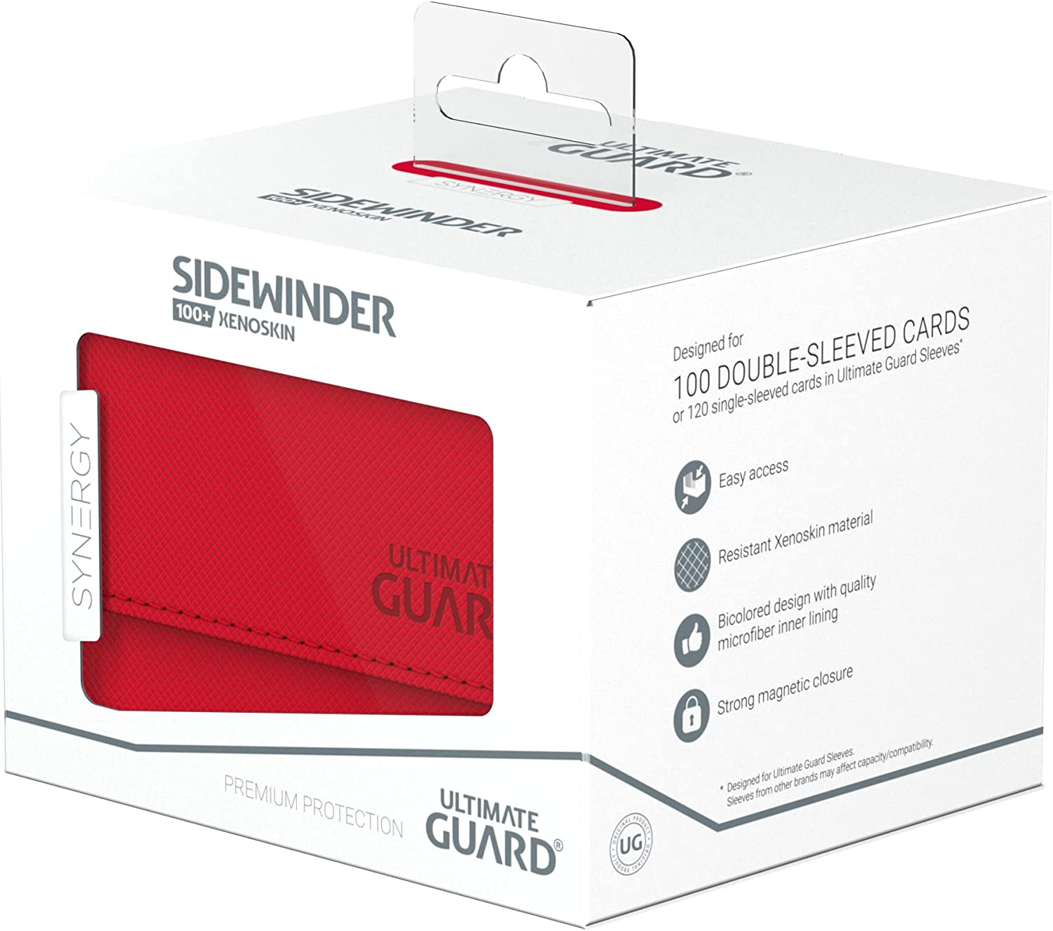 Ultimate Guard Sidewinder 100+ Synergy Red/White | Arkham Games and Comics