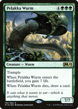 Pelakka Wurm [Core Set 2019 Promos] | Arkham Games and Comics