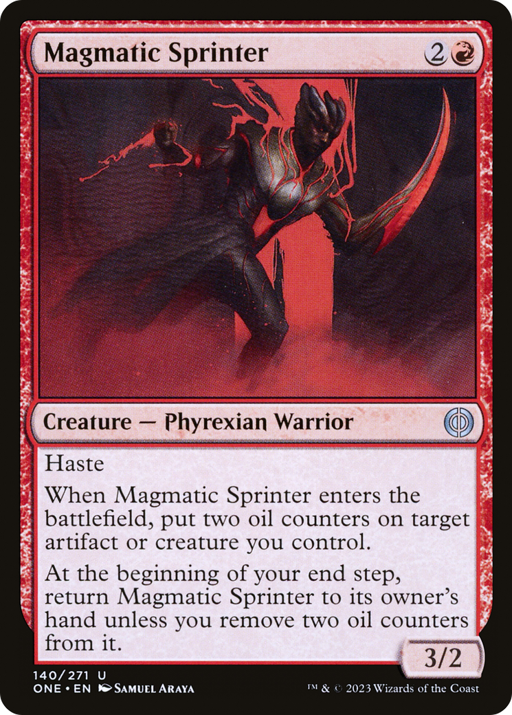 Magmatic Sprinter [Phyrexia: All Will Be One] | Arkham Games and Comics