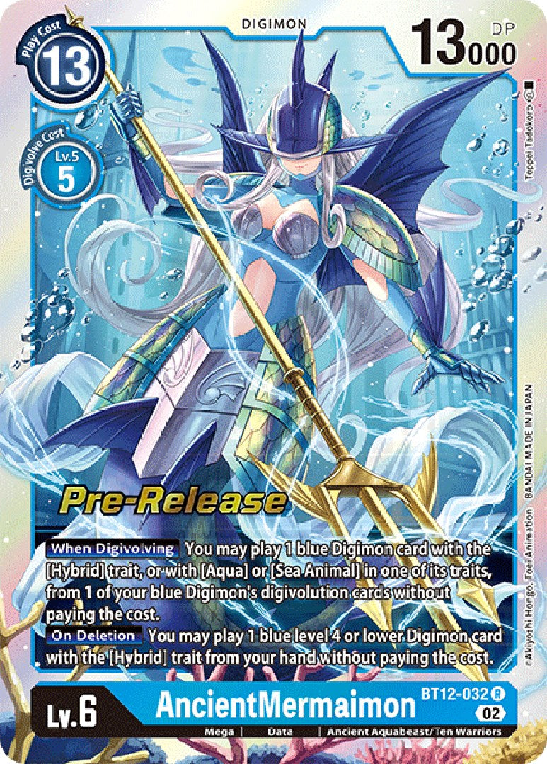 AncientMermaimon [BT12-032] [Across Time Pre-Release Cards] | Arkham Games and Comics