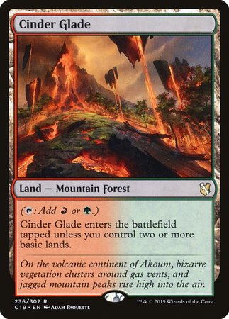Cinder Glade [Commander 2019] | Arkham Games and Comics