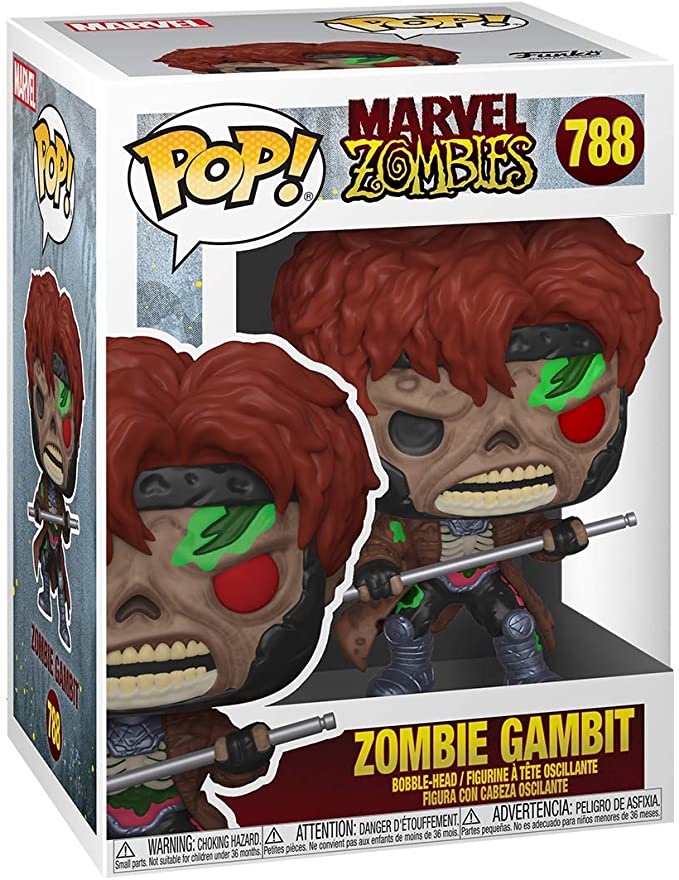Funko Pop! Marvel: Marvel Zombies - Gambit #788 | Arkham Games and Comics