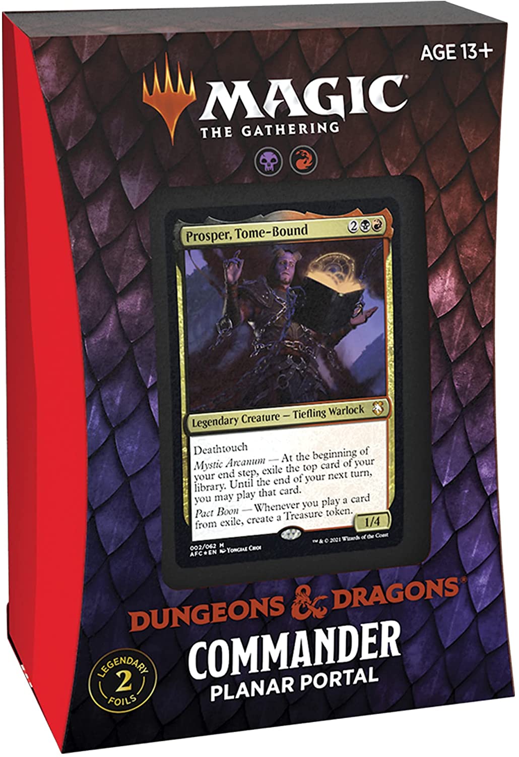 Adventures in the Forgotten Realms Planar Portal Commander Deck  Red/Black | Arkham Games and Comics
