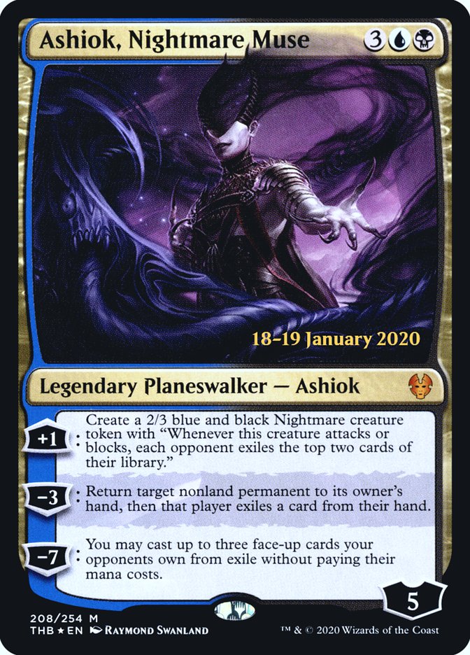 Ashiok, Nightmare Muse [Theros Beyond Death Prerelease Promos] | Arkham Games and Comics