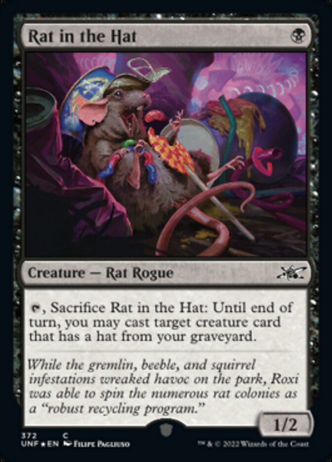 Rat in the Hat (Galaxy Foil) [Unfinity] | Arkham Games and Comics