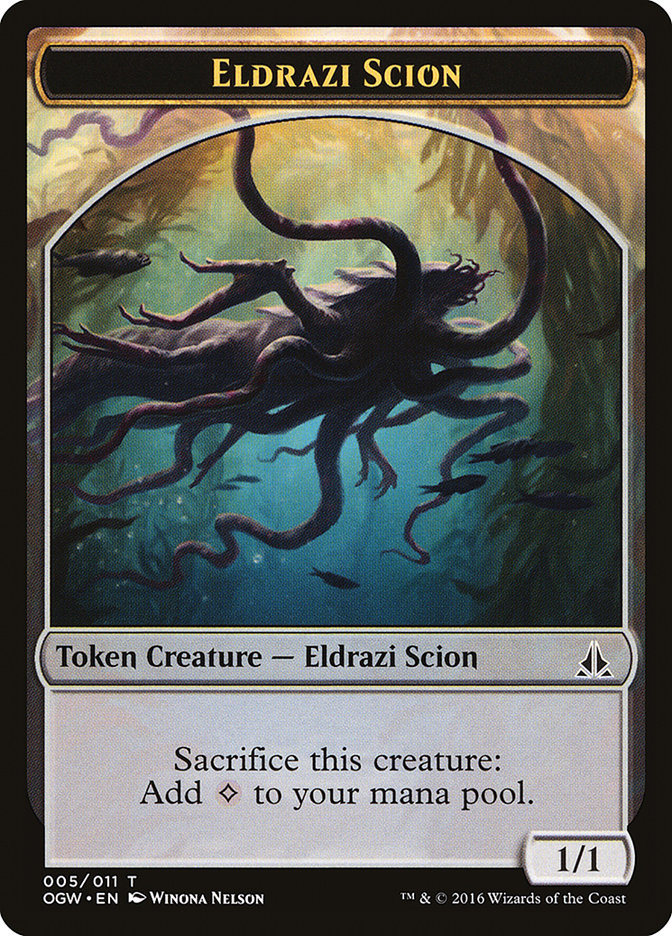 Eldrazi Scion (005/011) [Oath of the Gatewatch Tokens] | Arkham Games and Comics