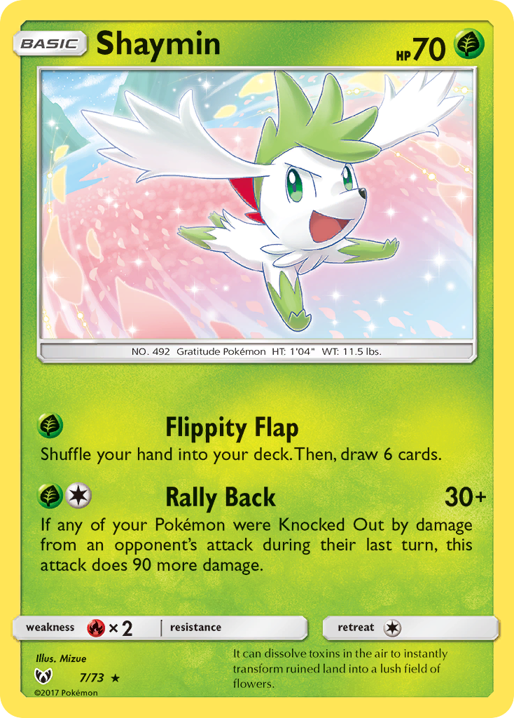 Shaymin (7/73) [Sun & Moon: Shining Legends] | Arkham Games and Comics