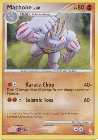 Machoke (4/11) [Diamond & Pearl: Trainer Kit - Lucario] | Arkham Games and Comics