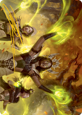 Dawnhart Wardens Art Card (Gold-Stamped Signature) [Innistrad: Midnight Hunt Art Series] | Arkham Games and Comics