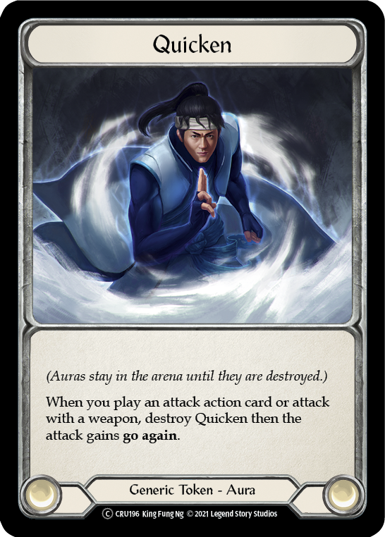 Quicken [U-CRU196] (Crucible of War Unlimited)  Unlimited Rainbow Foil | Arkham Games and Comics