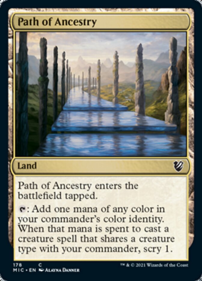 Path of Ancestry [Innistrad: Midnight Hunt Commander] | Arkham Games and Comics