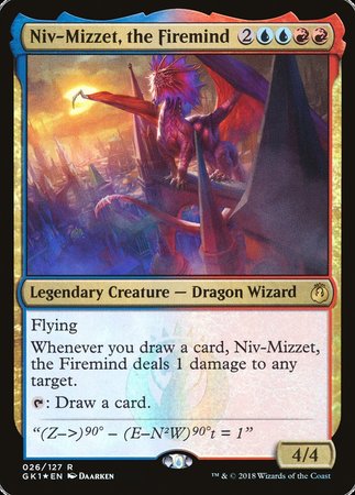 Niv-Mizzet, the Firemind [GRN Guild Kit] | Arkham Games and Comics