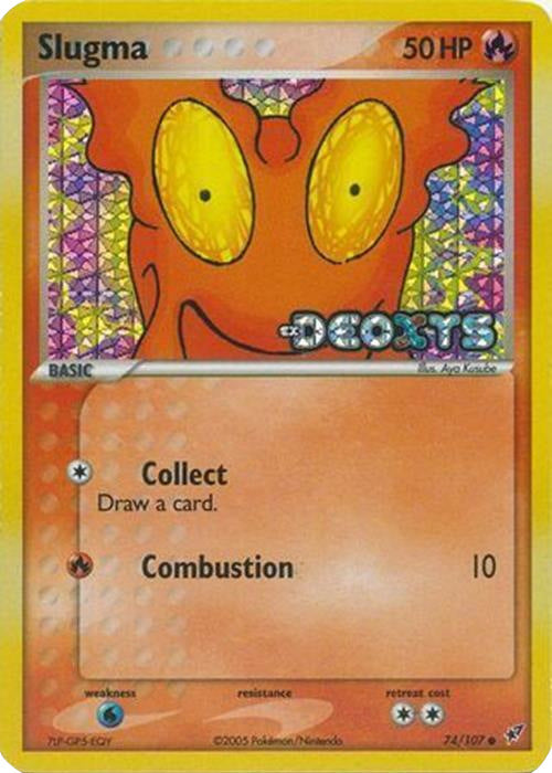 Slugma (74/107) (Stamped) [EX: Deoxys] | Arkham Games and Comics