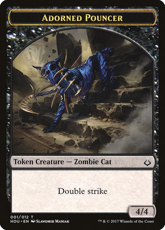 Adorned Pouncer Token [Hour of Devastation Tokens] | Arkham Games and Comics