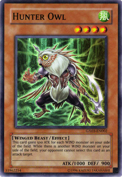 Hunter Owl [GX03-EN002] Super Rare | Arkham Games and Comics