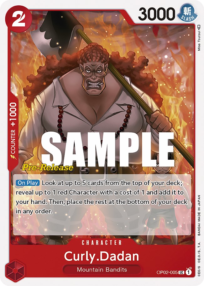 Curly.Dadan [Paramount War Pre-Release Cards] | Arkham Games and Comics