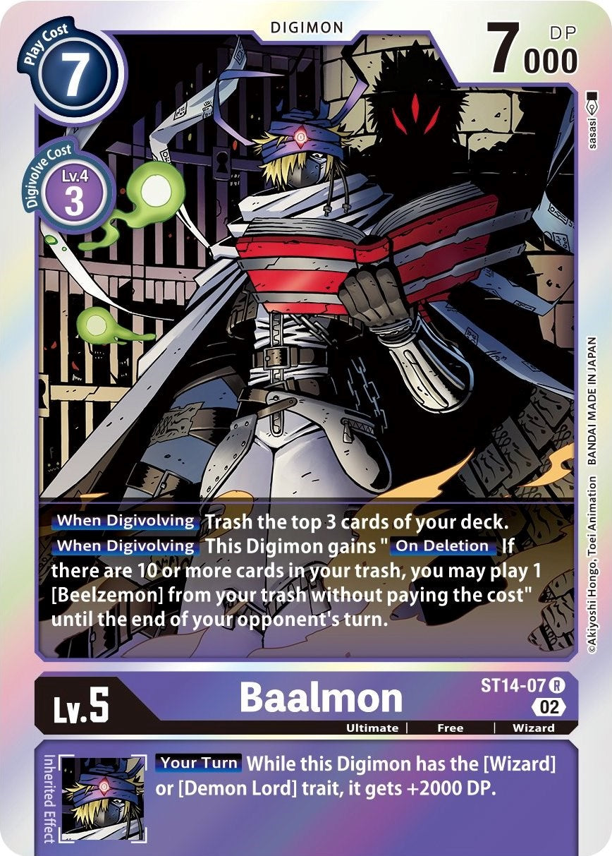 Baalmon [ST14-07] [Starter Deck: Beelzemon Advanced Deck Set] | Arkham Games and Comics