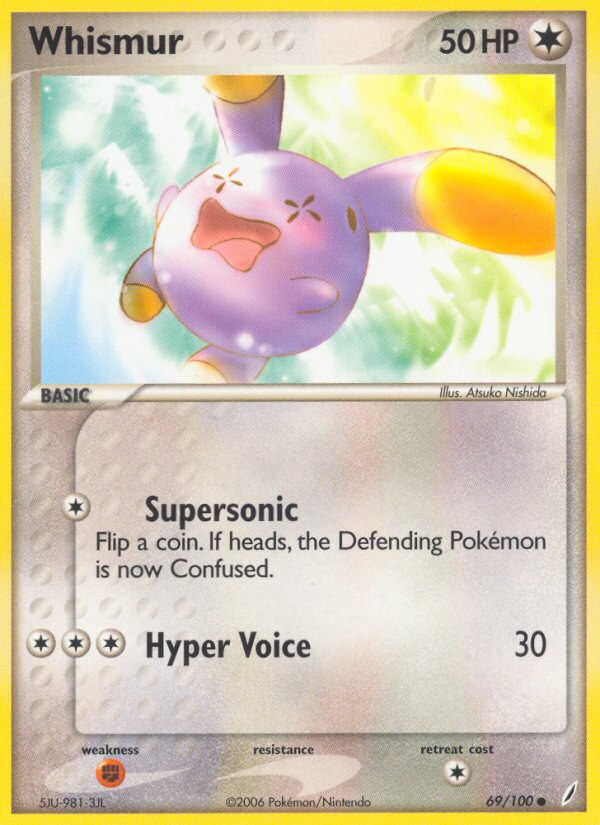 Whismur (69/100) [EX: Crystal Guardians] | Arkham Games and Comics