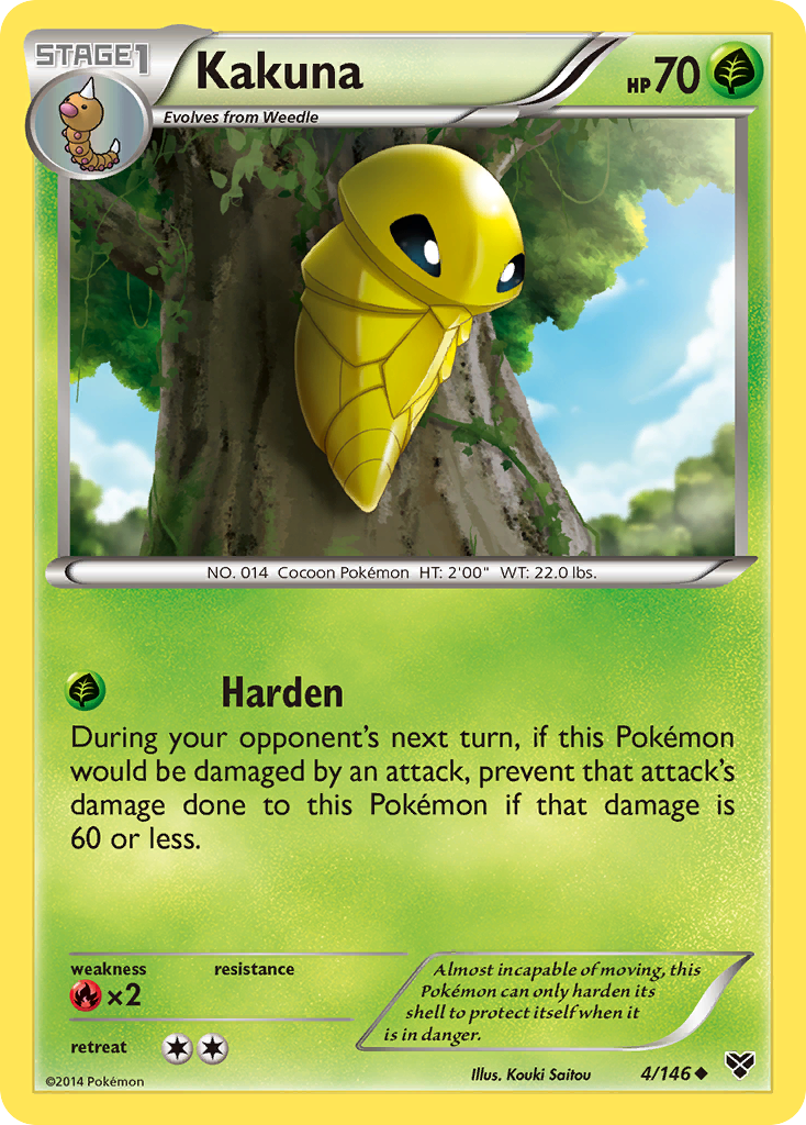 Kakuna (4/146) [XY: Base Set] | Arkham Games and Comics