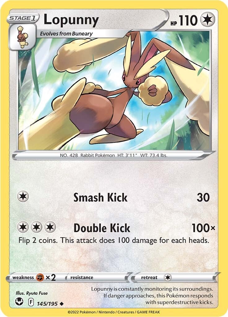 Lopunny (145/195) [Sword & Shield: Silver Tempest] | Arkham Games and Comics