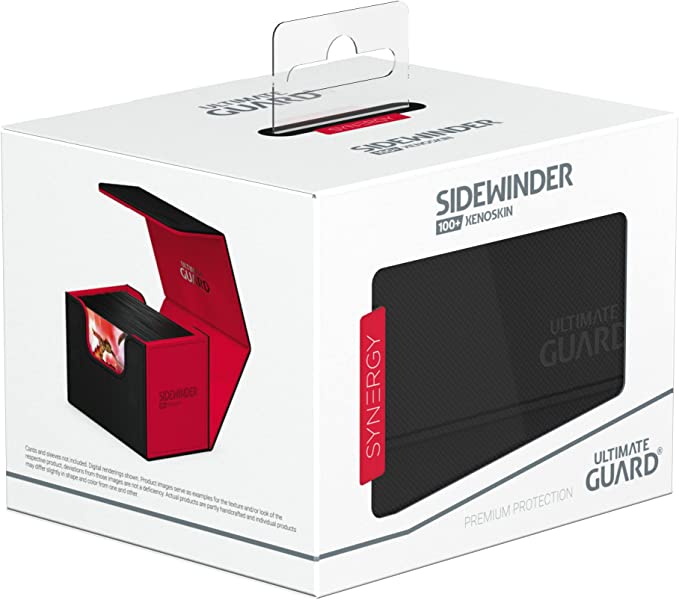 Ultimate Guard Sidewinder 100+ Synergy Black/Red | Arkham Games and Comics
