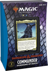 Adventures in the Forgotten Realms Dungeons of Death Commander Deck White/Blue/Black | Arkham Games and Comics