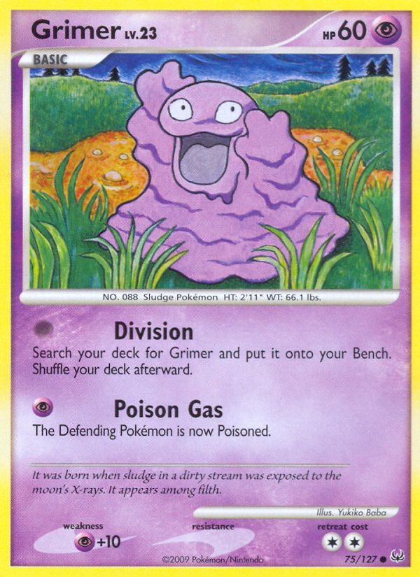 Grimer (75/127) [Platinum: Base Set] | Arkham Games and Comics