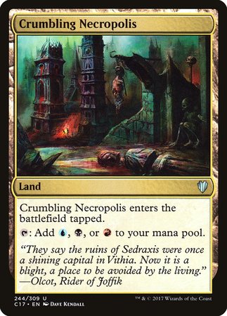 Crumbling Necropolis [Commander 2017] | Arkham Games and Comics