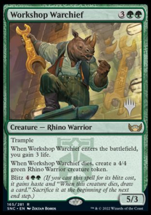 Workshop Warchief (Promo Pack) [Streets of New Capenna Promos] | Arkham Games and Comics