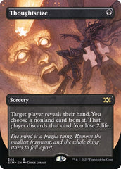 Thoughtseize (Borderless) [Double Masters] | Arkham Games and Comics