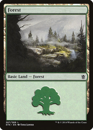 Forest (267) [Khans of Tarkir] | Arkham Games and Comics