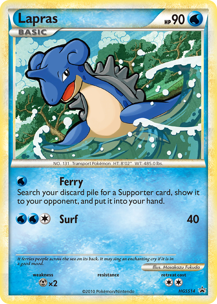 Lapras (HGSS14) [HeartGold & SoulSilver: Black Star Promos] | Arkham Games and Comics