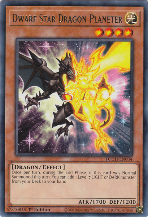 Dwarf Star Dragon Planeter [TOCH-EN034] Rare | Arkham Games and Comics