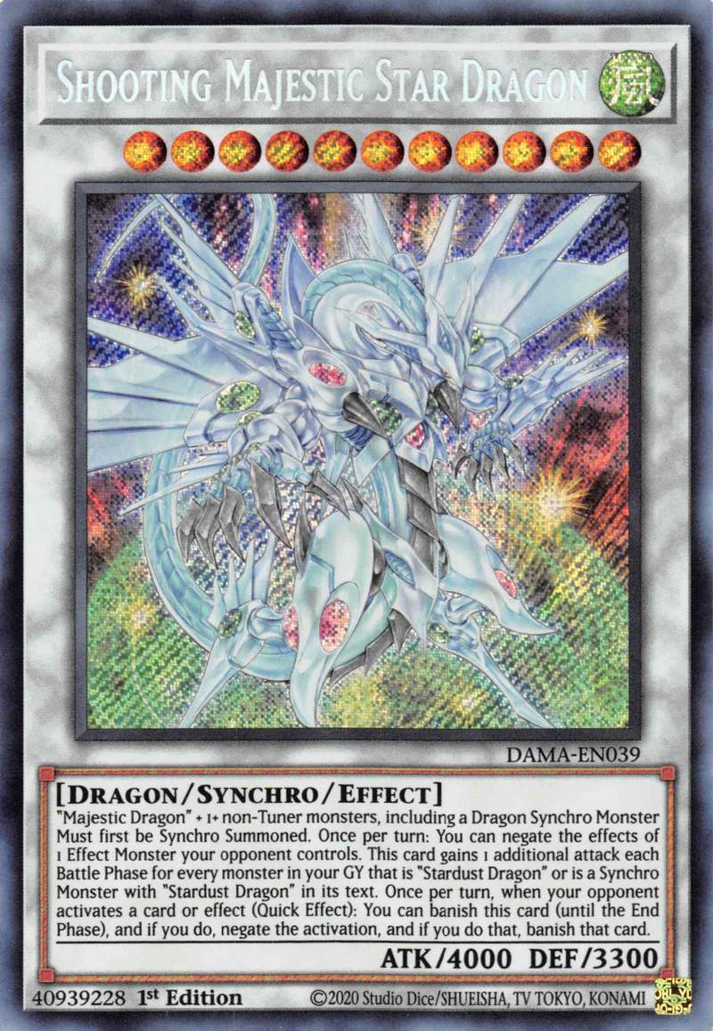 Shooting Majestic Star Dragon [DAMA-EN039] Starlight Rare | Arkham Games and Comics