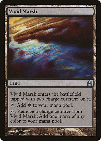 Vivid Marsh [Commander 2011] | Arkham Games and Comics