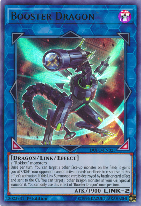 Booster Dragon [DUPO-EN025] Ultra Rare | Arkham Games and Comics