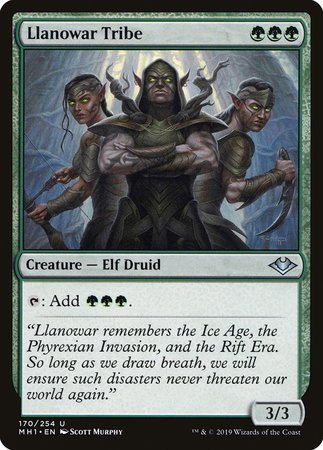 Llanowar Tribe [Modern Horizons] | Arkham Games and Comics