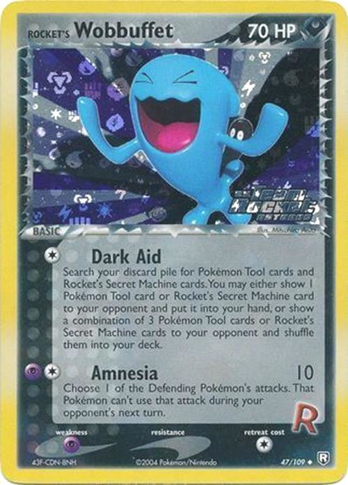 Rocket's Wobbuffet (47/109) (Stamped) [EX: Team Rocket Returns] | Arkham Games and Comics