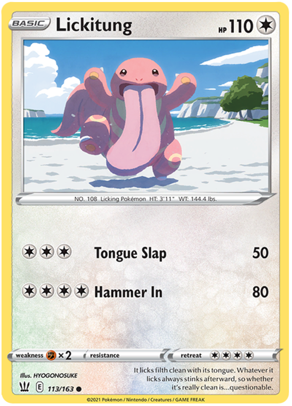 Lickitung (113/163) [Sword & Shield: Battle Styles] | Arkham Games and Comics