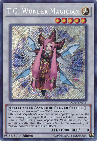 T.G. Wonder Magician [LC5D-EN213] Secret Rare | Arkham Games and Comics