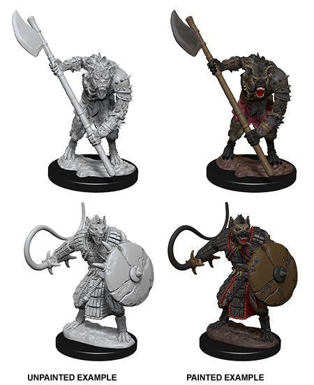 Pathfinder Deep Cuts Unpainted Miniaturess: Gnolls | Arkham Games and Comics