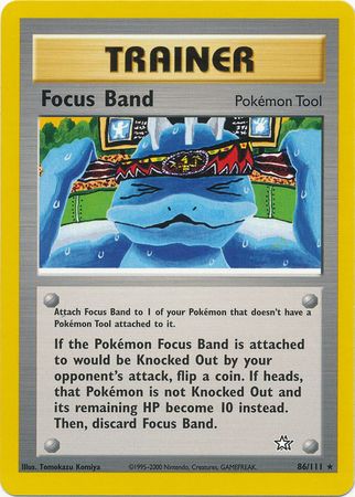 Focus Band (86/111) [Neo Genesis Unlimited] | Arkham Games and Comics